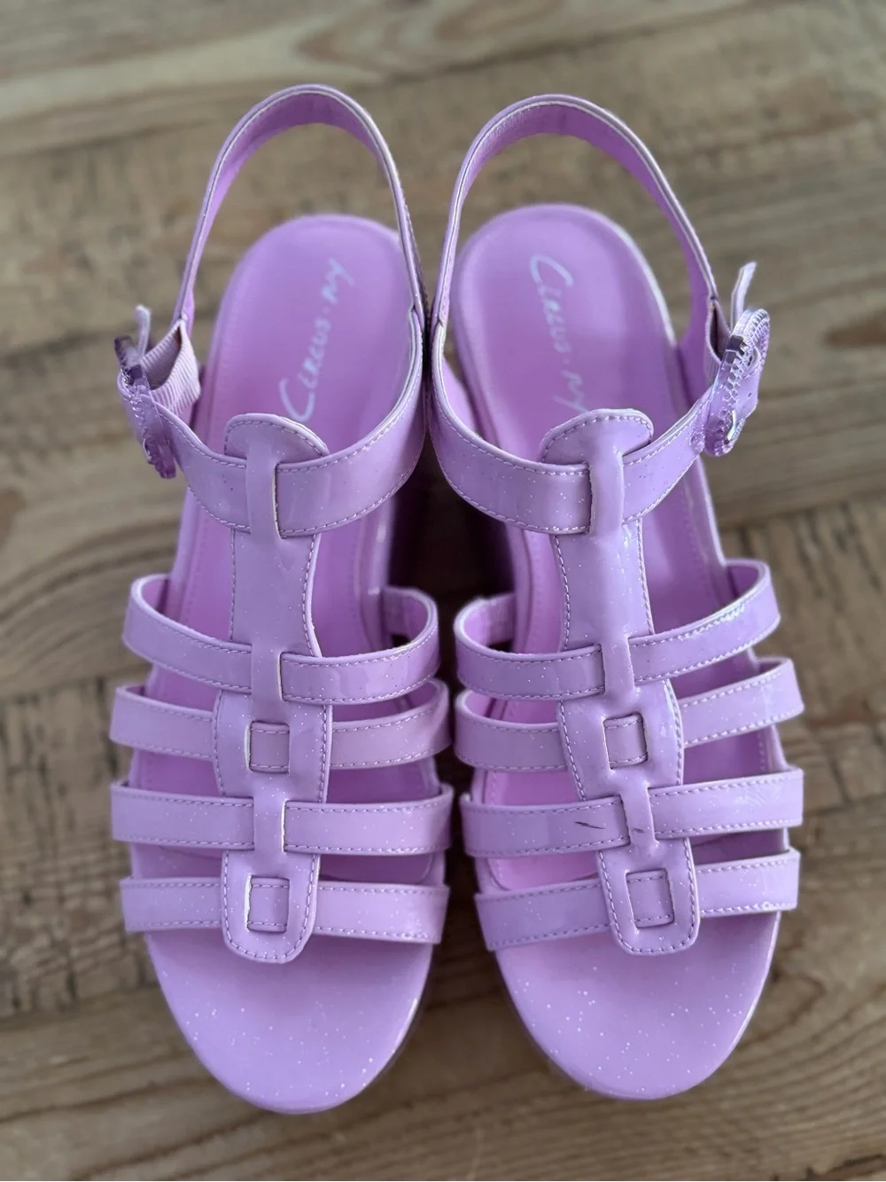 Circus by Sam Edelman Lavender Pink Platform Wedge Sandals